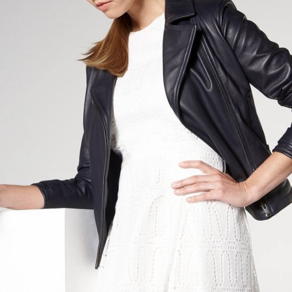 L.K. Bennett Amabel Leather Jacket